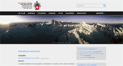 Desktop Screenshot of clubalpin.ch